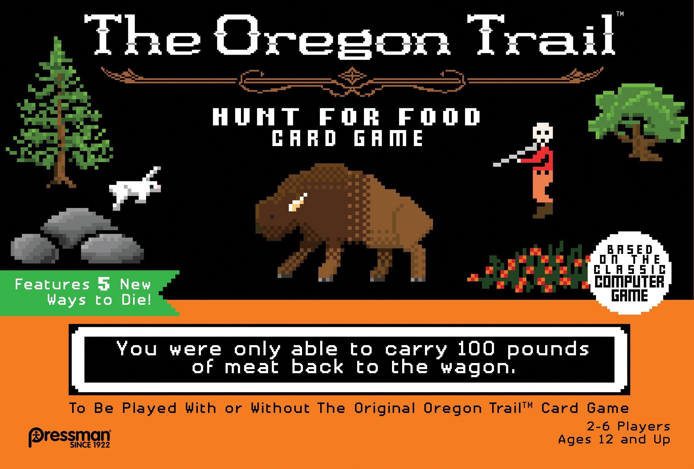 The Oregon Trail: Hunt for Food Card Game